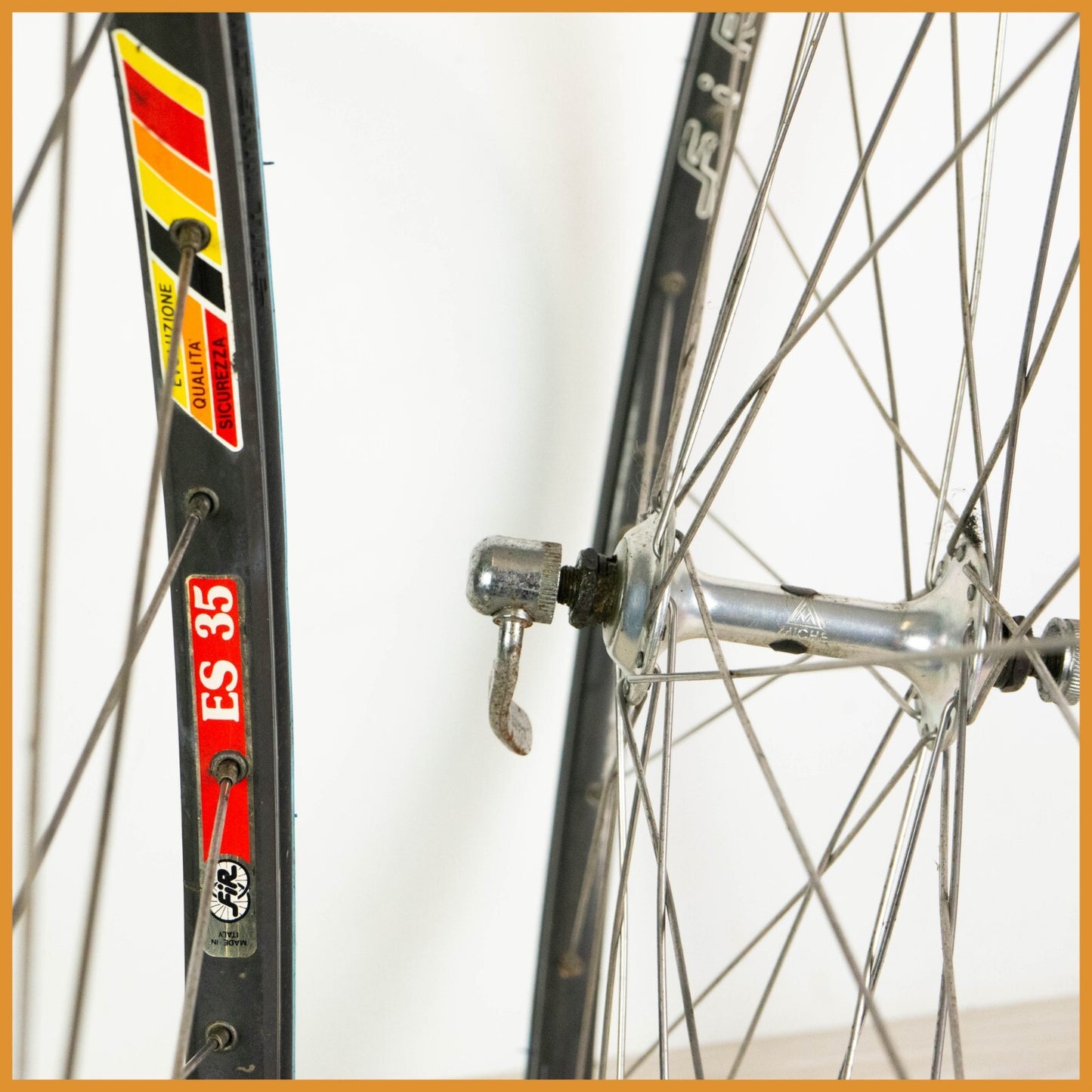 MICHE FIR ES35 WHEELS 700c 28" CLINCHER ROAD BIKE VINTAGE 70S 80S BICYCLE ES 35