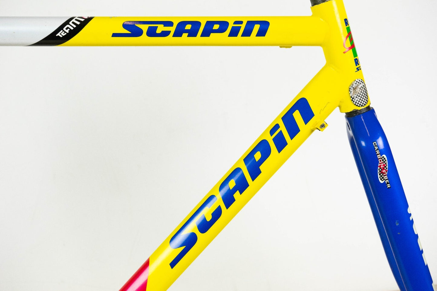 SCAPIN KS PRO VINTAGE FRAME 52 53 ROAD BIKE STEEL TEAM COLUMBUS NEMO CARBON LOOK