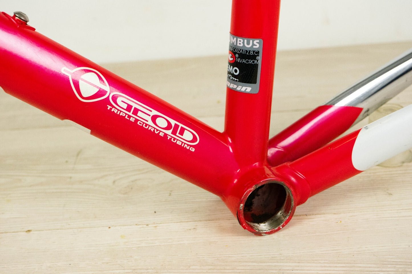 SCAPIN KS PRO VINTAGE FRAME 52 53 ROAD BIKE STEEL TEAM COLUMBUS NEMO CARBON LOOK