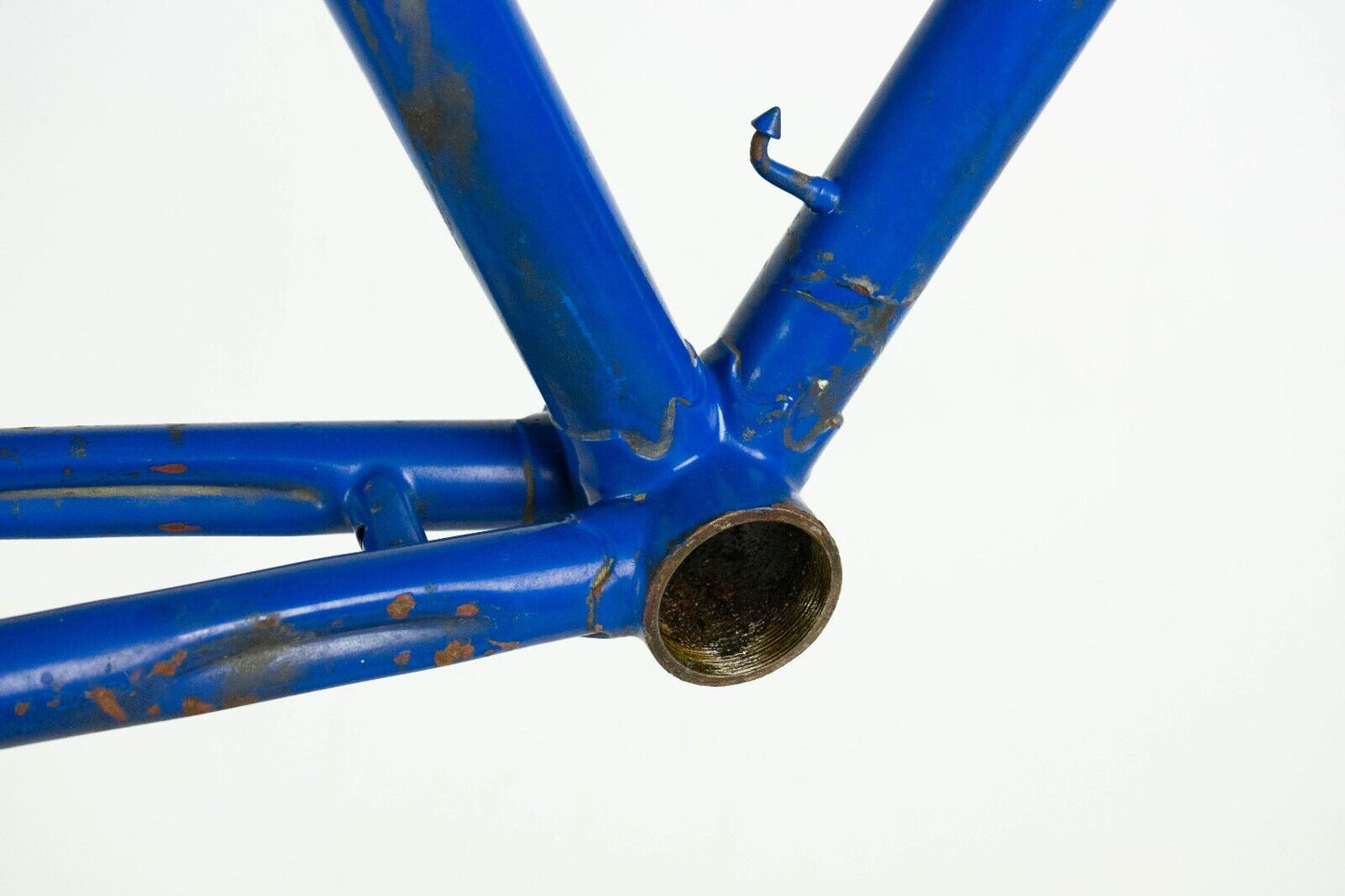 VINTAGE FRENCH 52 STEEL FRAME SET 60S OLD ROAD BIKE BICYCLE SPORT 50S BLUE SMALL