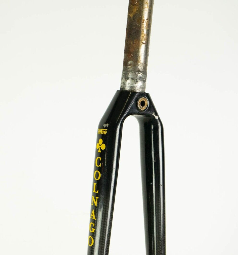 TIME COLNAGO FORK PRECISA CARBON 1" VINTAGE ROAD BIKE 9OS 700C THREADED steel 28