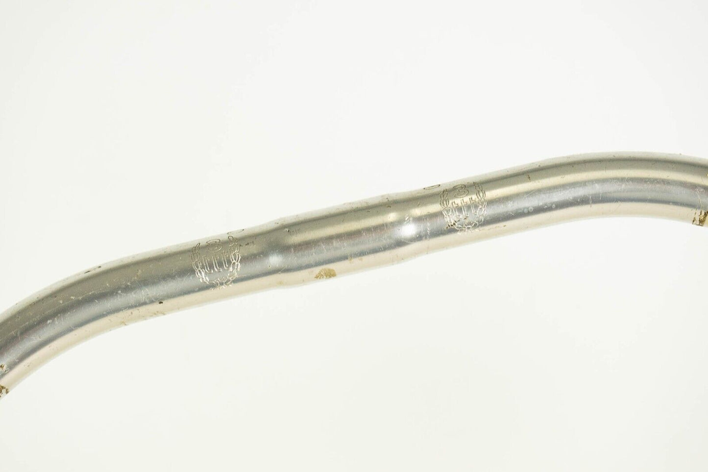 3ttt COMPETITION TRACK TRACK HANDLEBAR 39 41 BIKE VINTAGE BICYCLE SILVER OLD 3T