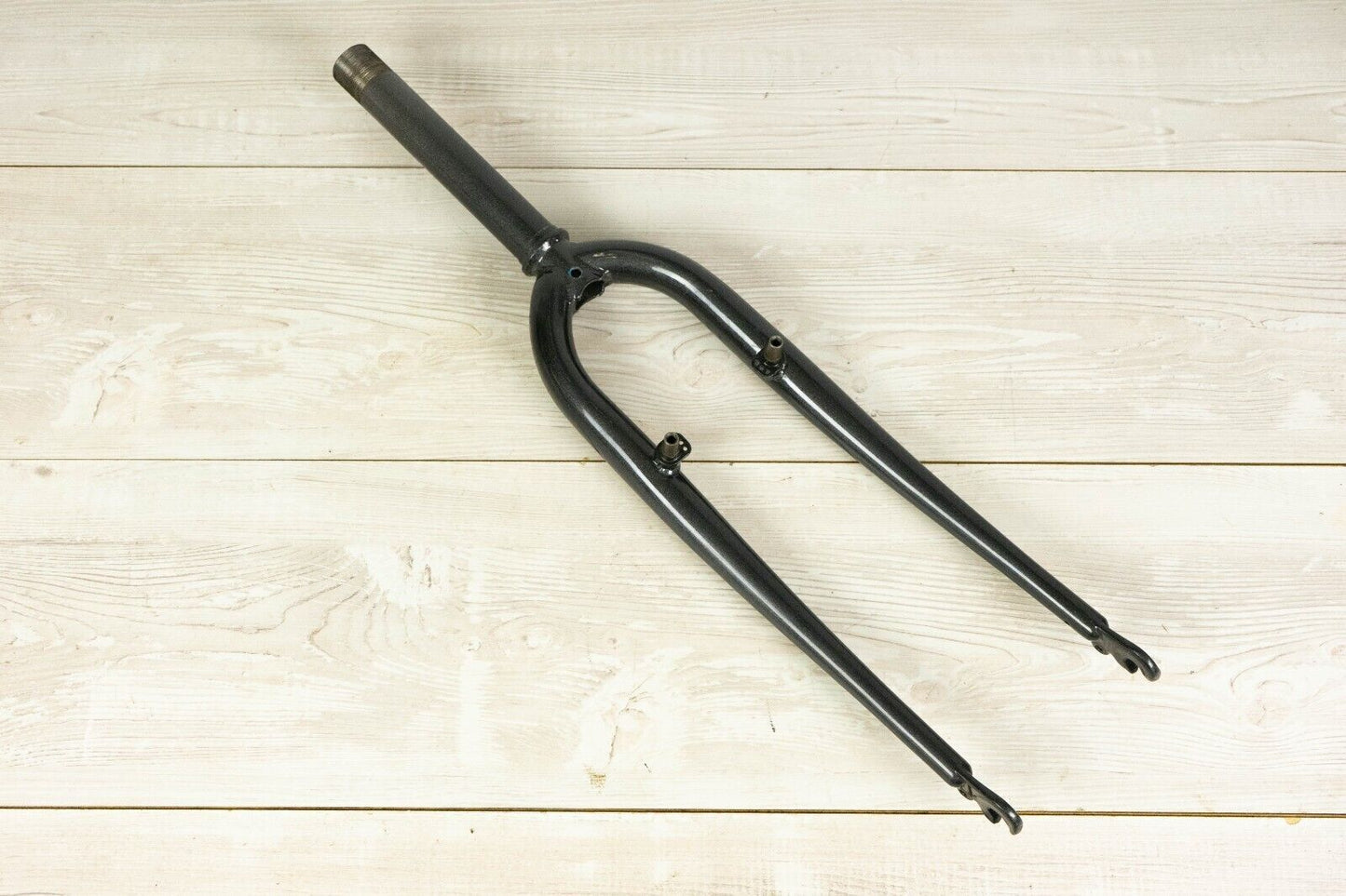 VINTAGE MTB STEEL FORK 1"1/8 MOUNTAIN BIKE 26" 559 THREADED OLD BICYCLE 90 GRAY