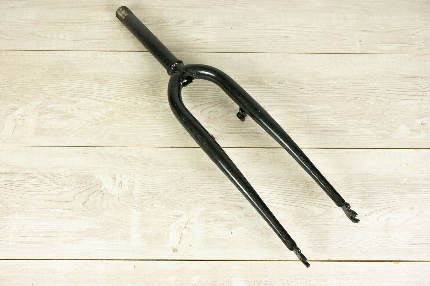 VINTAGE MTB STEEL FORK 1"1/8 MOUNTAIN BIKE 26" 559 THREADED OLD BICYCLE 90 GRAY