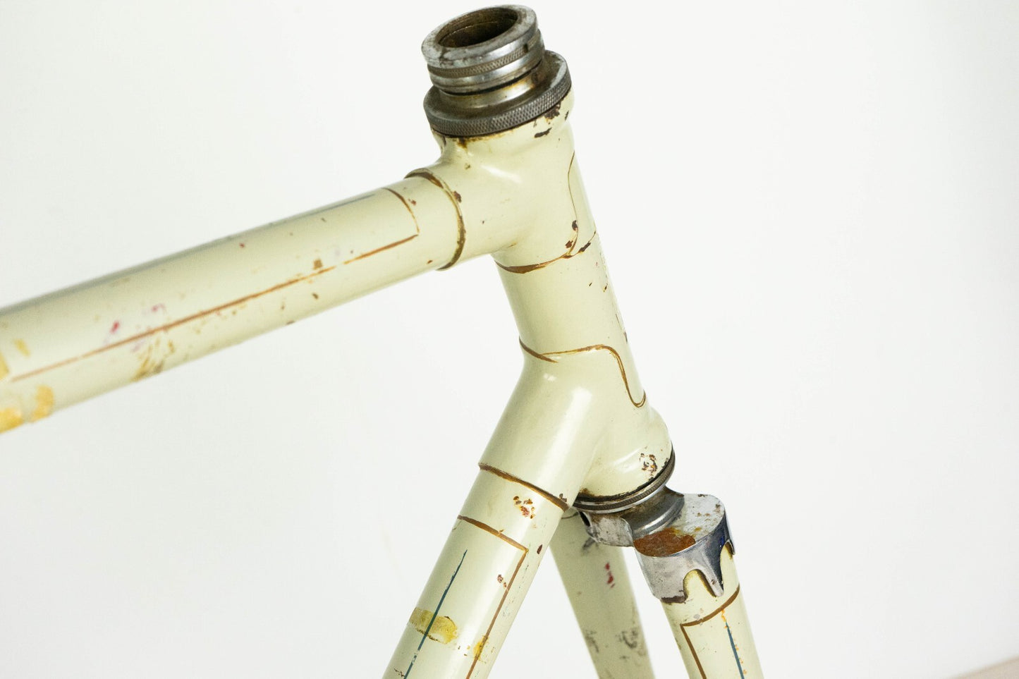PRESERVED 30s VINTAGE FRAME SPORT BIKE 56 59 STEEL bicycle OLD CITY ROAD 700C