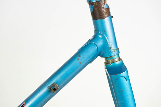 SEMPION VINTAGE  FRAME 55 56 STEEL ROAD BIKE 700c BICYCLE 28" blue OLD CLASSIC