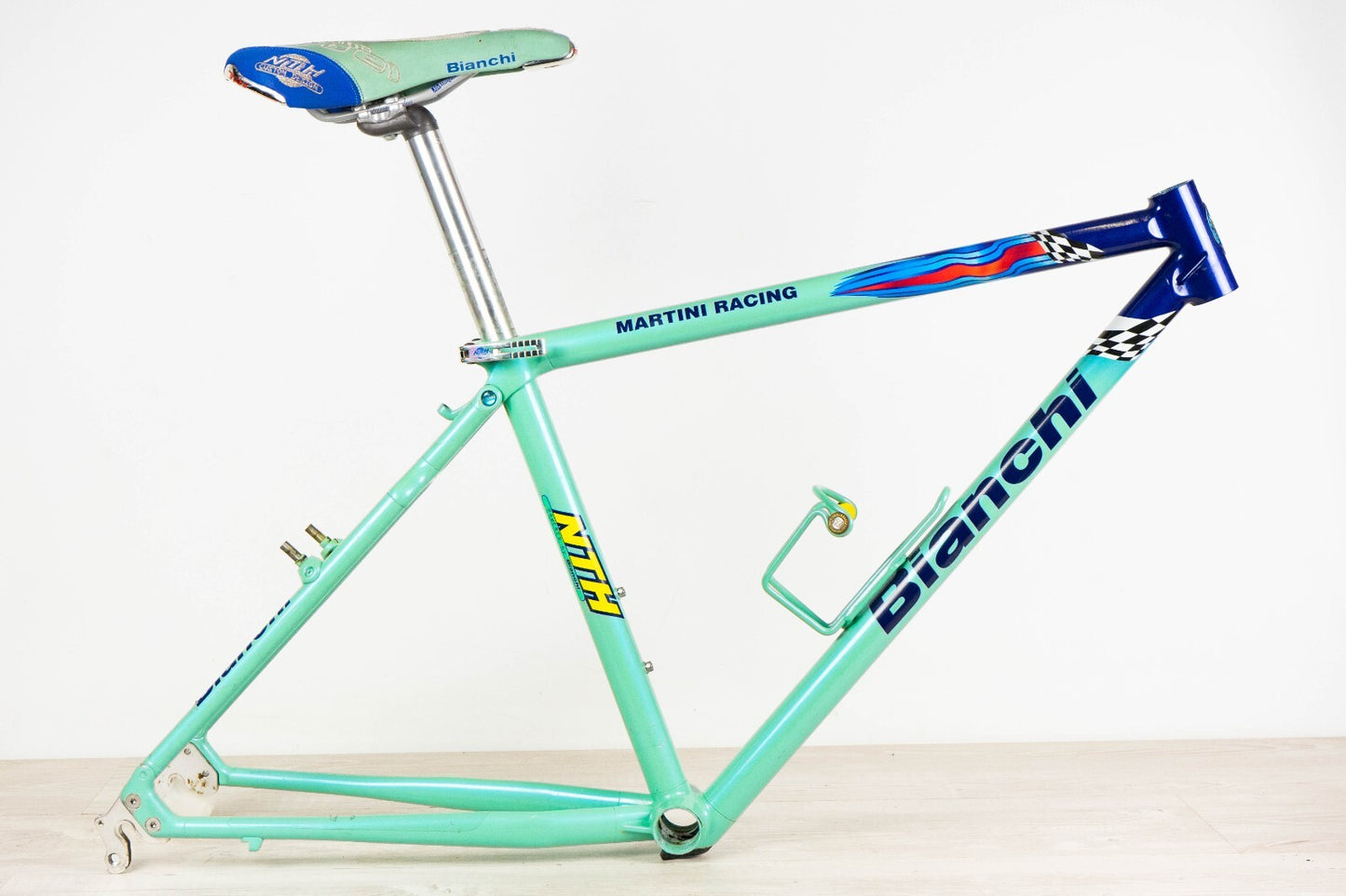 BIANCHI NTH SAKAE LITAGE VINTAGE MTB FRAME MARTINI RACING 16" ALLUMINIUM BIKE