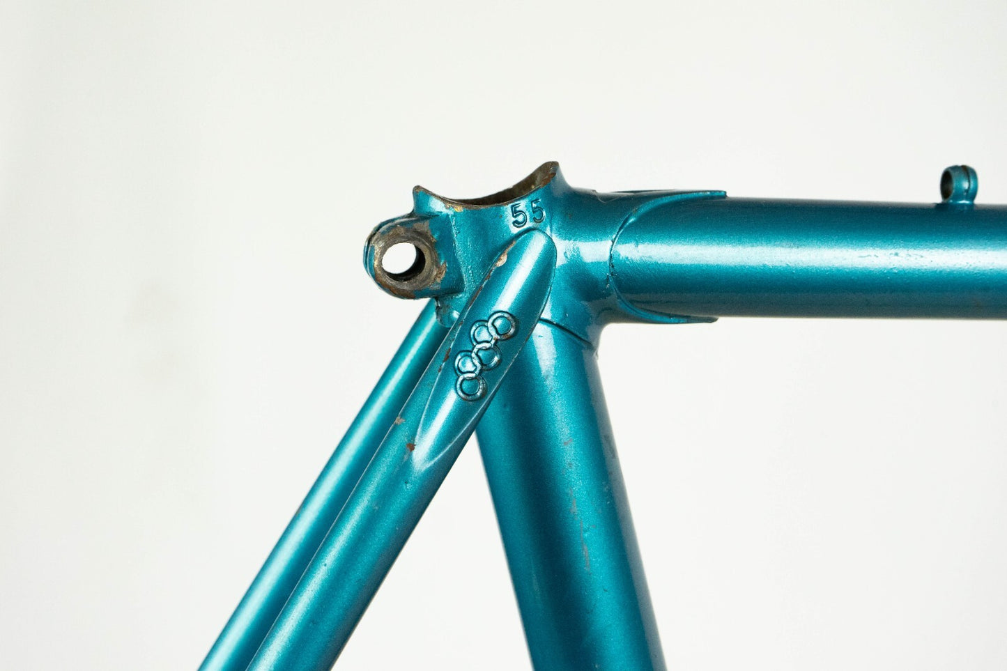 VINTAGE FRAME STEEL ROAD BIKE 55 CAMPAGNOLO OLD 700C BICYCLE 80S CLASSIC BLUE