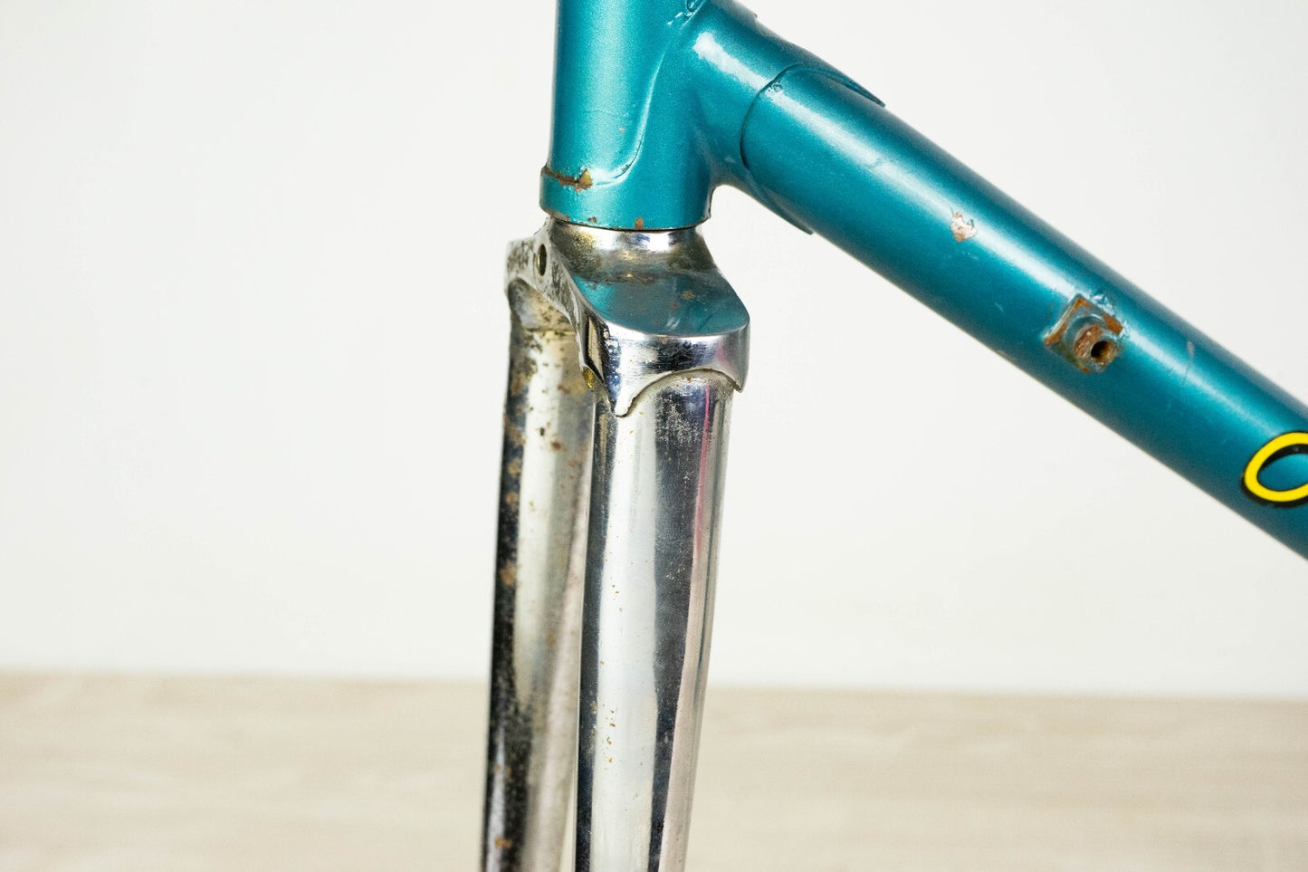 VINTAGE FRAME STEEL ROAD BIKE 55 CAMPAGNOLO OLD 700C BICYCLE 80S CLASSIC BLUE