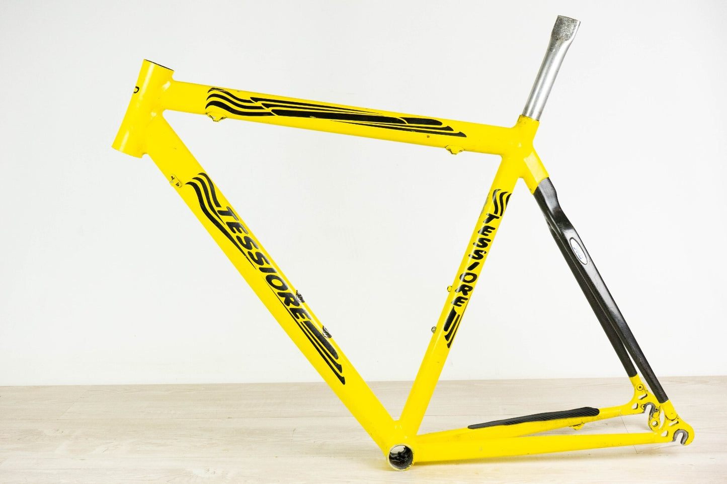 TESSIORE VINTAGE FRAME ROAD BIKE 53 ALUMINIUM CARBON  700C 28" ALU BICYCLE 90S