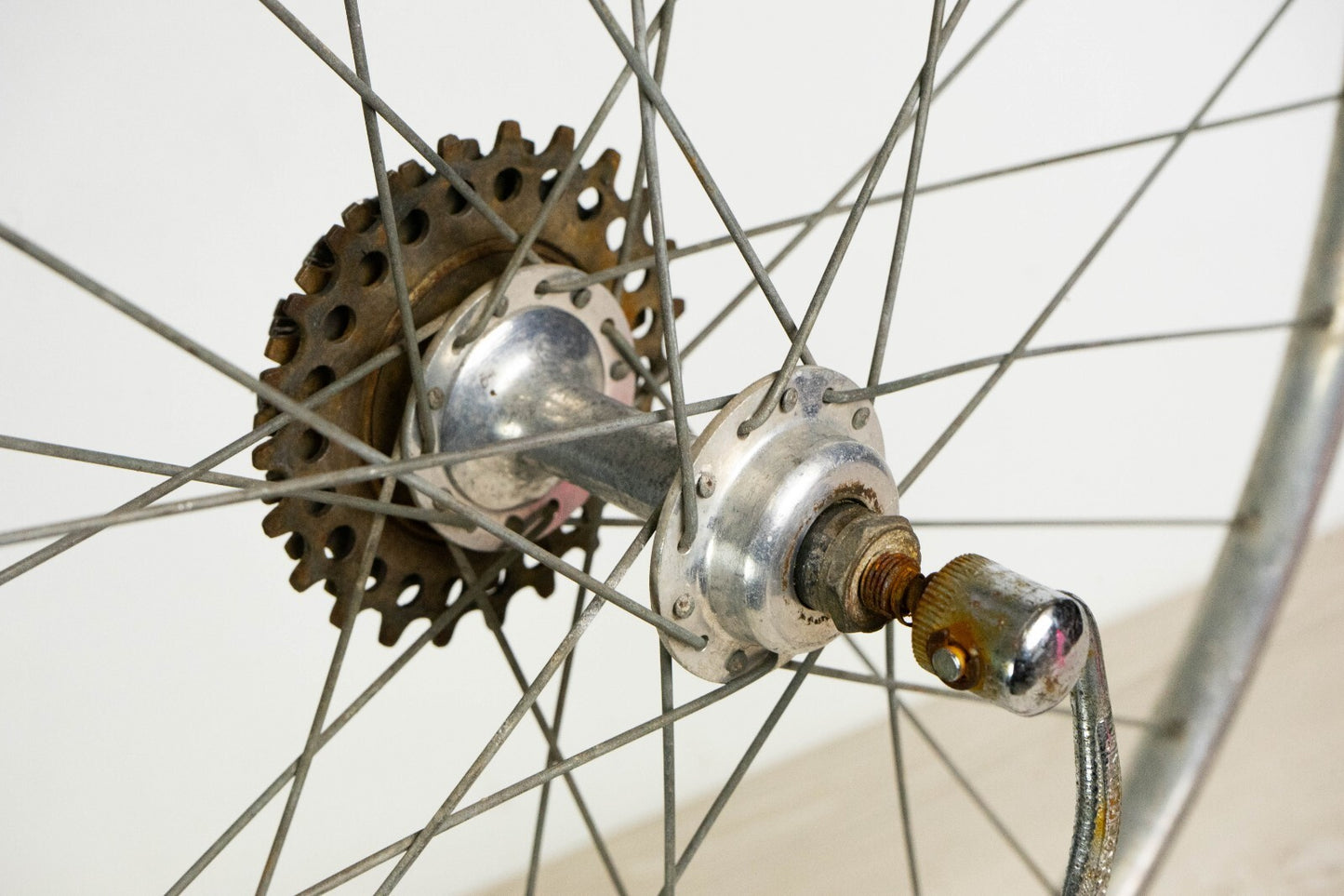 CAMPAGNOLO NUOVO GRAN SPORT WHEELS 24" NISI MILLED TUBULAR ROAD BIKE VINTAGE OLD