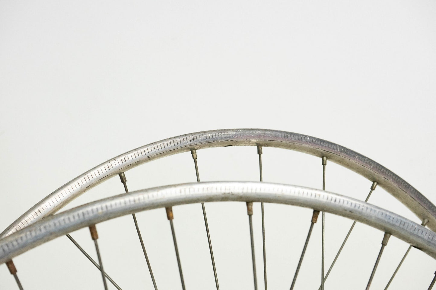 CAMPAGNOLO NUOVO GRAN SPORT WHEELS 24" NISI MILLED TUBULAR ROAD BIKE VINTAGE OLD