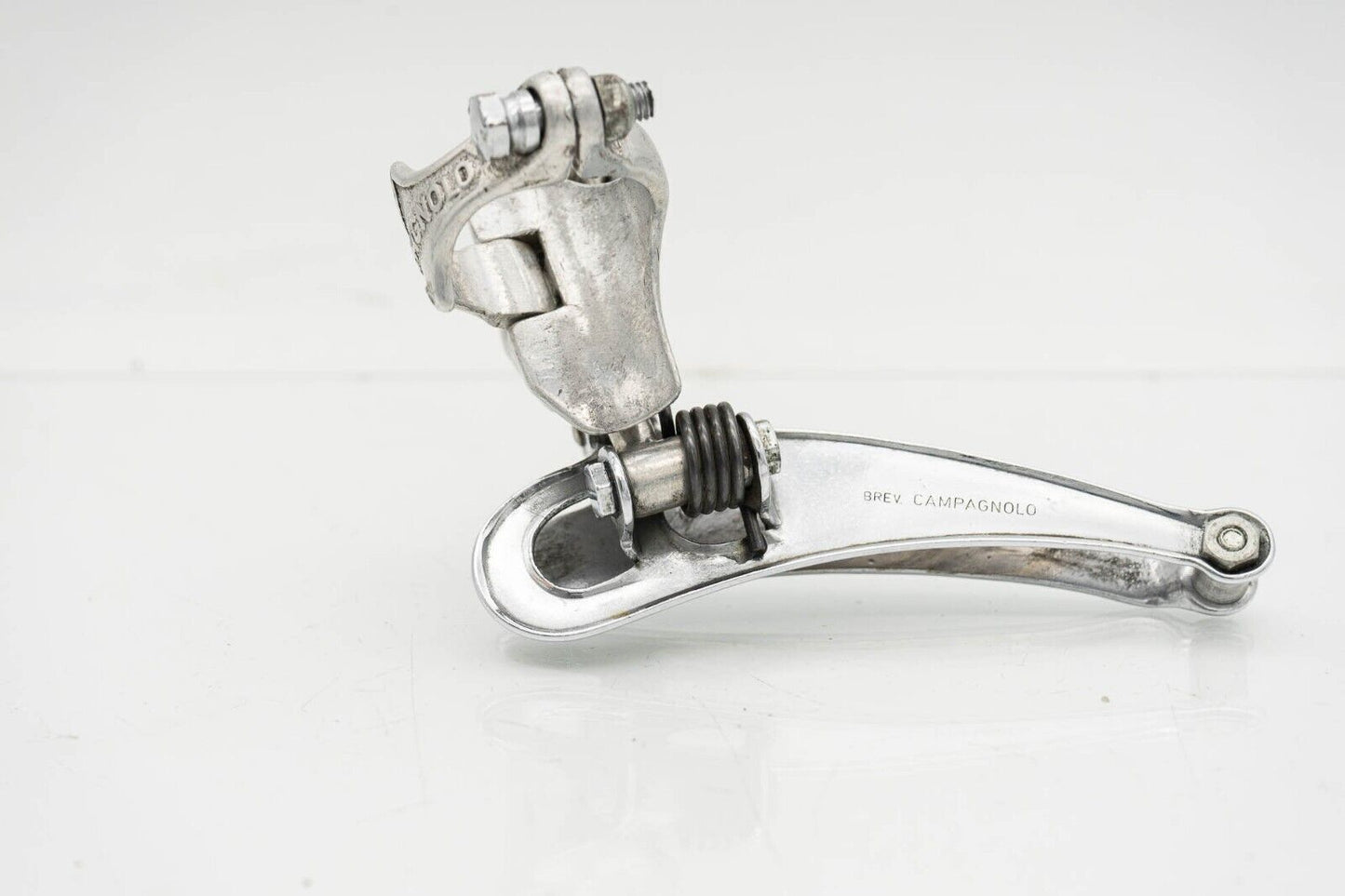 1052/1 CAMPAGNOLO NEW RECORD 70s FRONT DERAILLEUR ROAD BIKE VINTAGE CLAMP ON