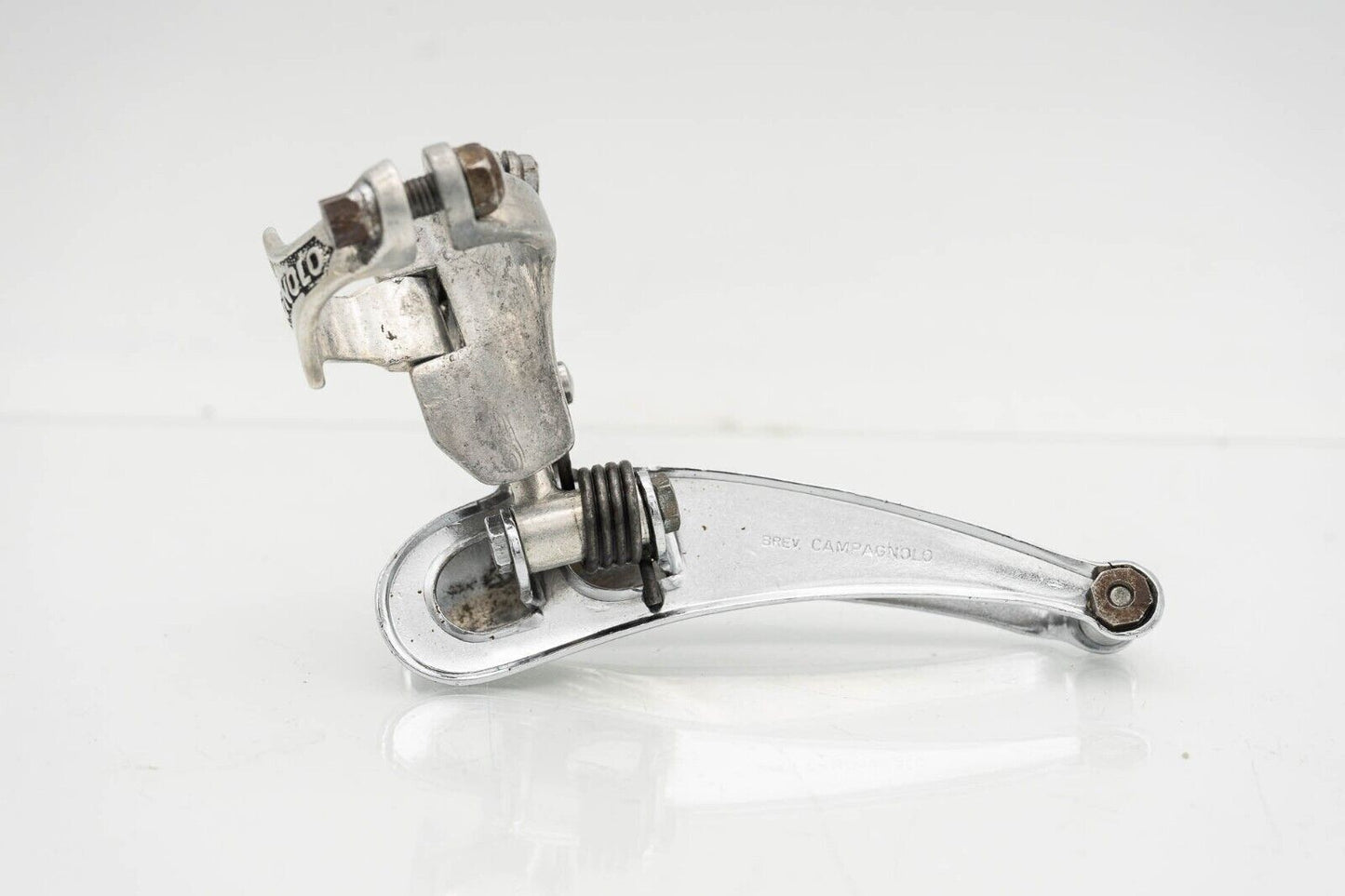 1052/1 CAMPAGNOLO NEW RECORD 70s FRONT DERAILLEUR ROAD BIKE VINTAGE CLAMP ON