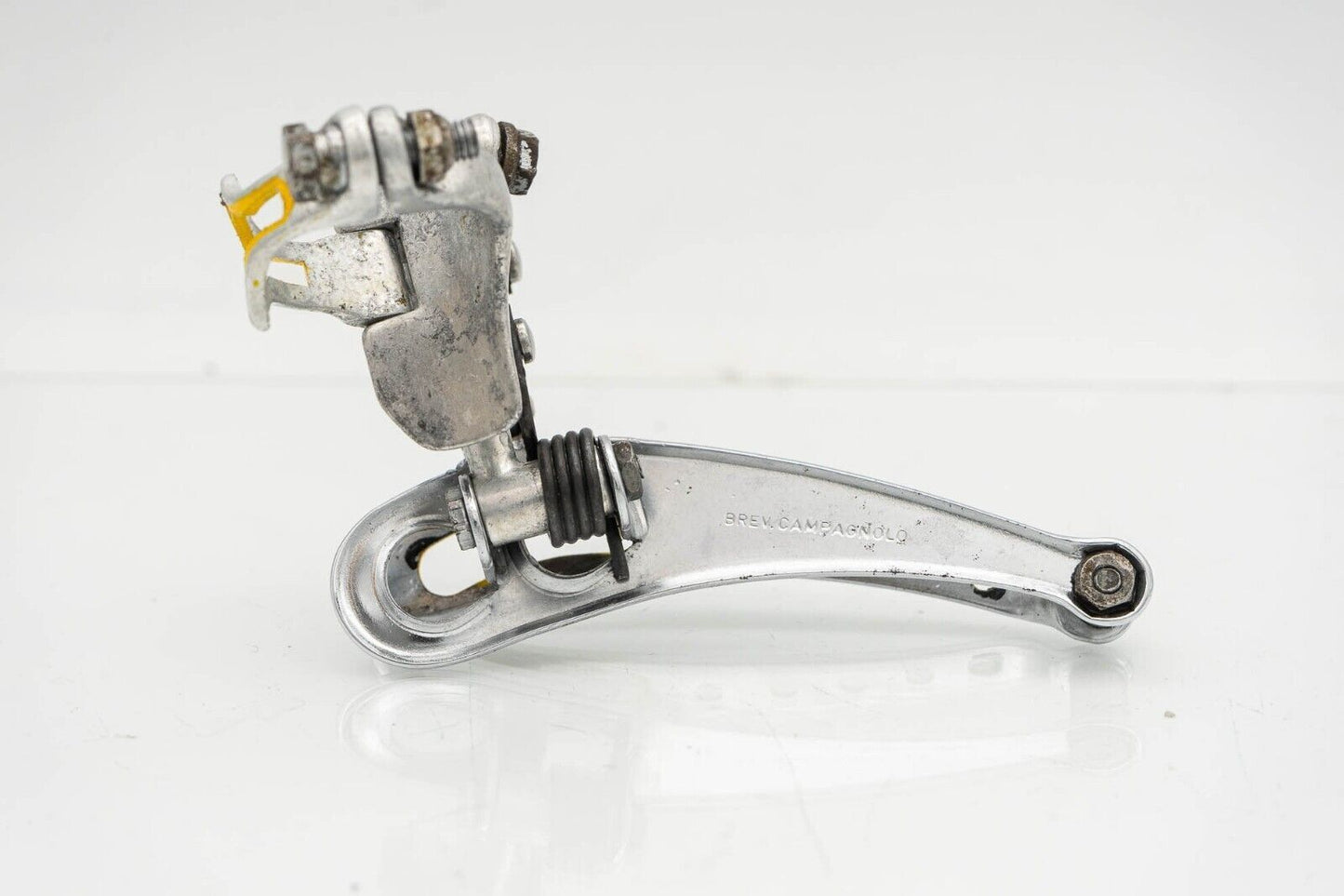 1052/1 CAMPAGNOLO NEW RECORD 70s FRONT DERAILLEUR ROAD BIKE VINTAGE DRILLED