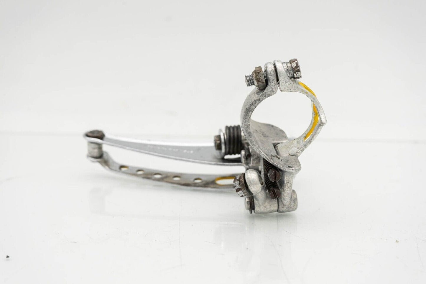 1052/1 CAMPAGNOLO NEW RECORD 70s FRONT DERAILLEUR ROAD BIKE VINTAGE DRILLED