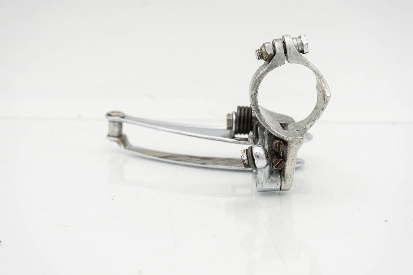 1052/1 CAMPAGNOLO NEW RECORD 70s FRONT DERAILLEUR ROAD BIKE VINTAGE CLAMP ON