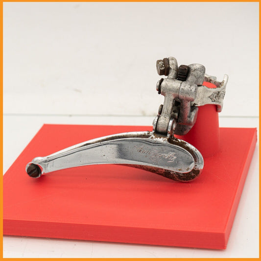 1052/1 CAMPAGNOLO NEW RECORD 70s FRONT DERAILLEUR ROAD BIKE VINTAGE CLAMP ON