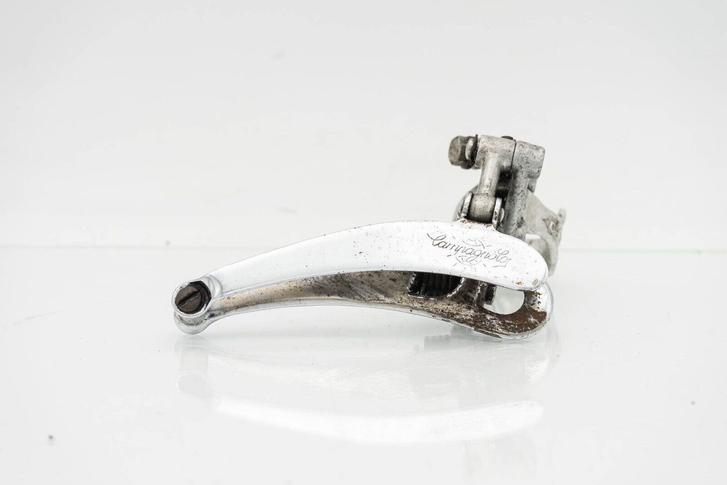 1052/1 CAMPAGNOLO NEW RECORD 70s FRONT DERAILLEUR ROAD BIKE VINTAGE CLAMP ON