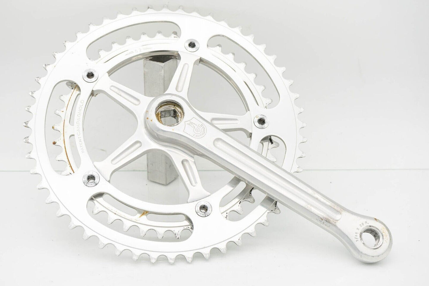 1976 CAMPAGNOLO NEW SUPER RECORD CRANKSET ROAD BIKE VINTAGE SQUARE TAPER 70S