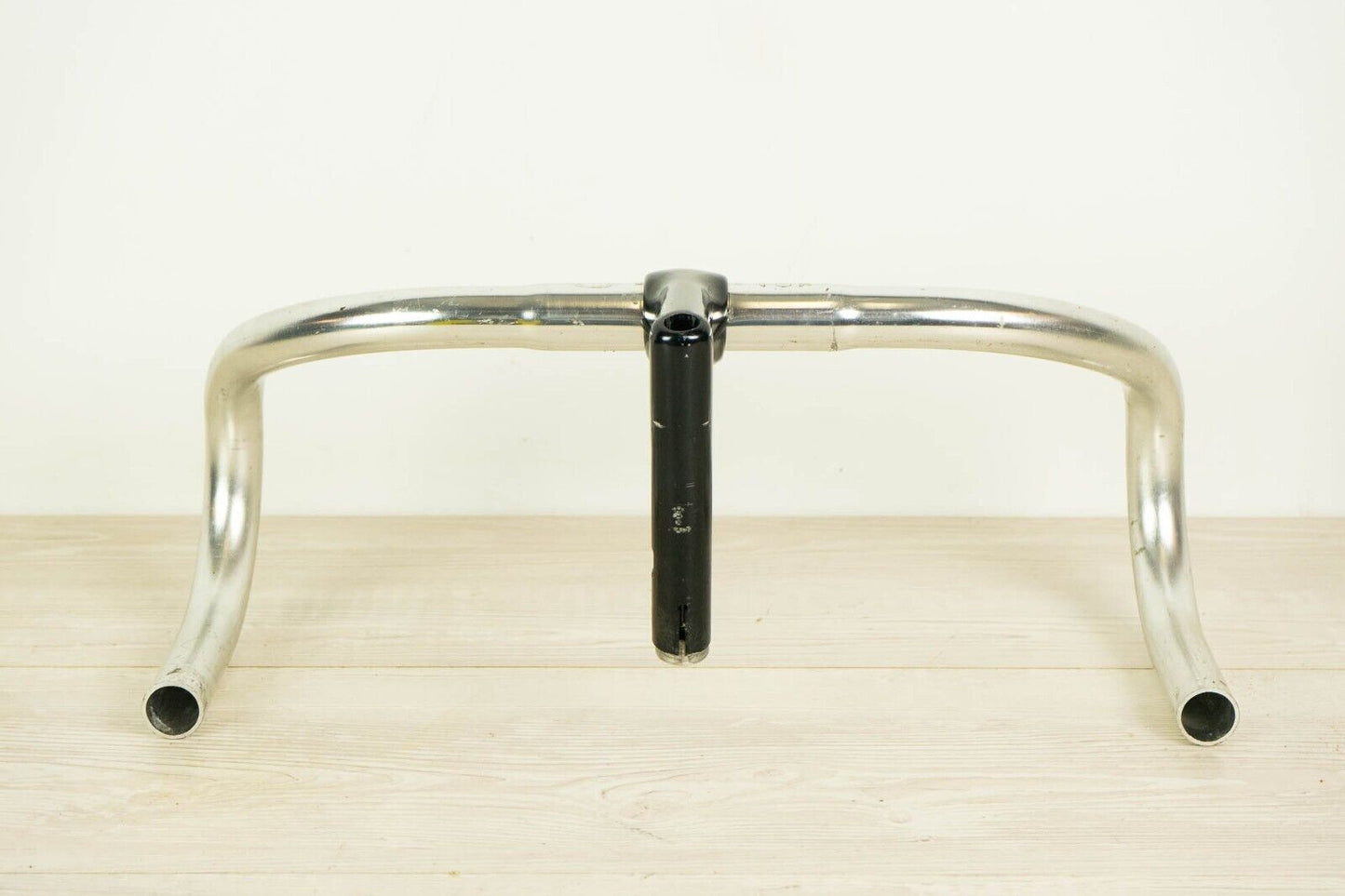 3ttt STEM HANDLEBAR 40 STEM 100 mm RECORD 84 ROAD BIKE VINTAGE SILVER BLACK 80S