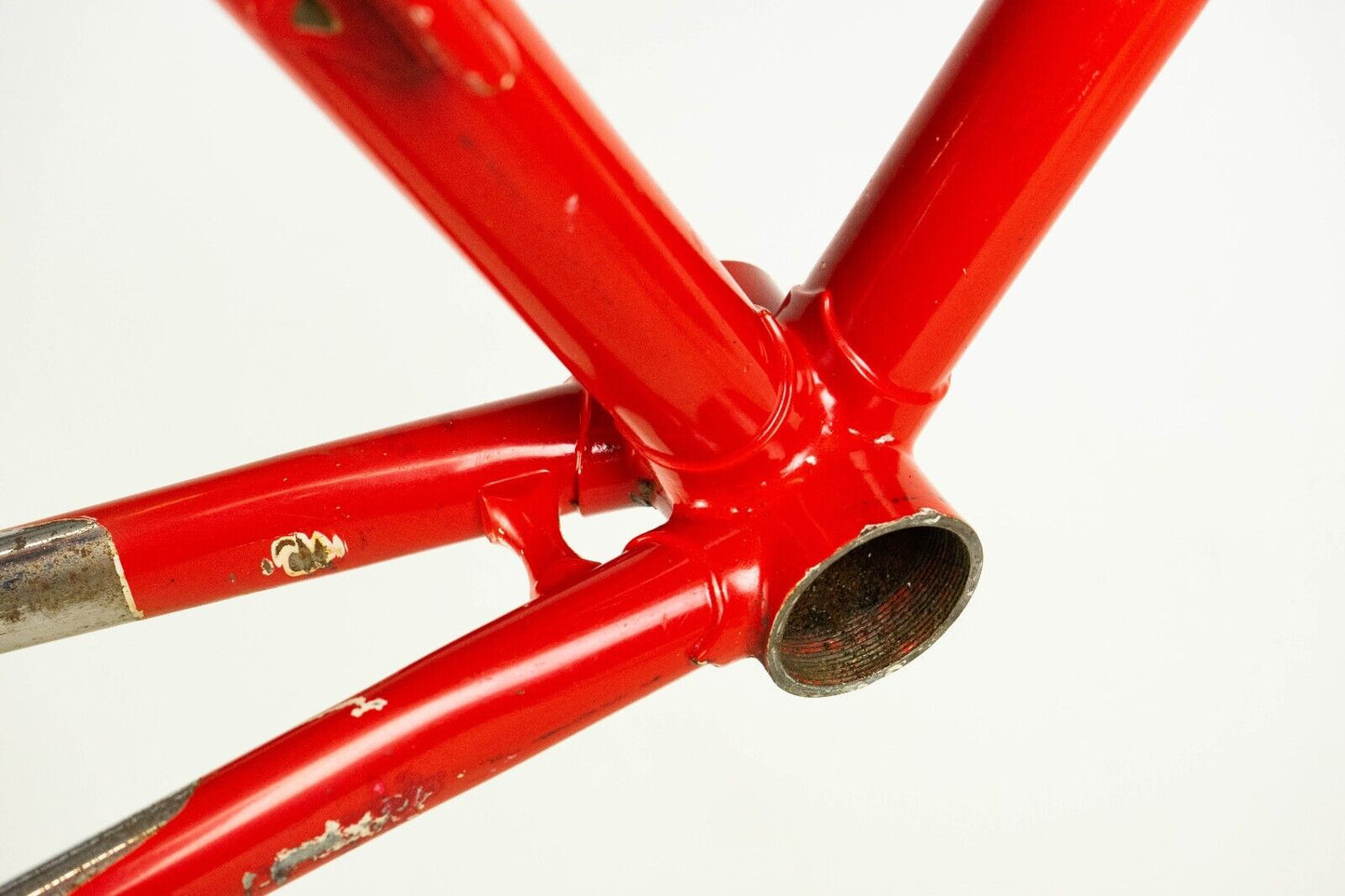 VINTAGE FRAME ROAD BIKE 57 STEEL RED 80s bicycle OLD CITY SPORT 700C 28" RACING