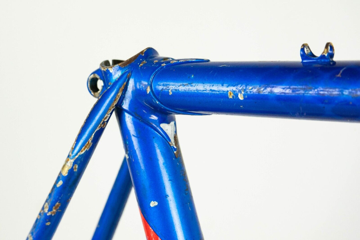 VINTAGE FRAME ROAD BIKE 52 53 STEEL BLUE CAMPAGNOLO COLUMBUS SL (?) 700C 28"