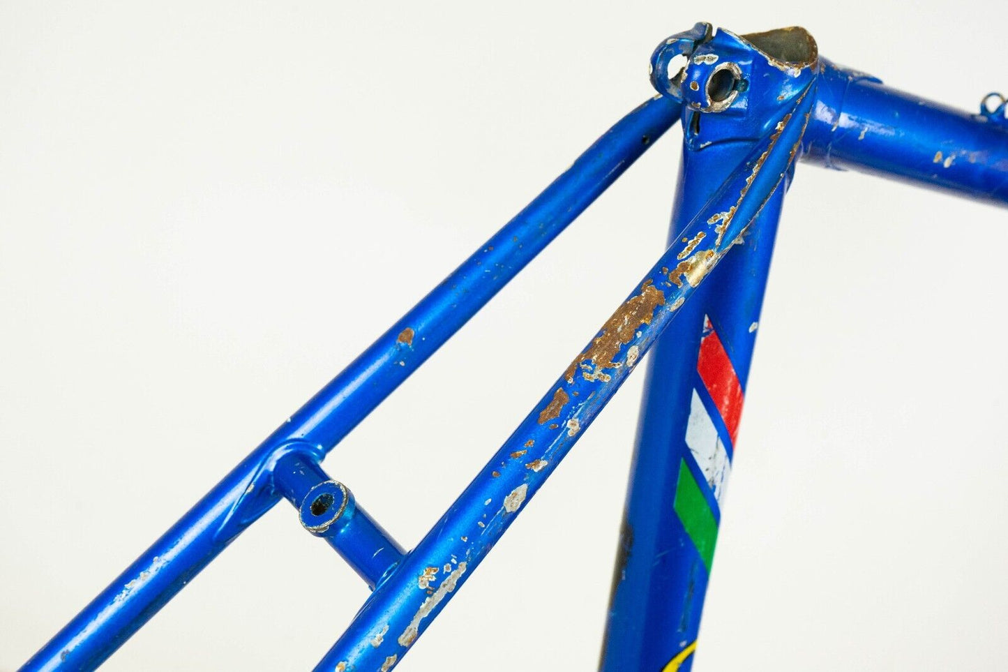 VINTAGE FRAME ROAD BIKE 52 53 STEEL BLUE CAMPAGNOLO COLUMBUS SL (?) 700C 28"