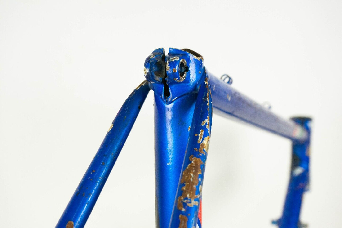 VINTAGE FRAME ROAD BIKE 52 53 STEEL BLUE CAMPAGNOLO COLUMBUS SL (?) 700C 28"