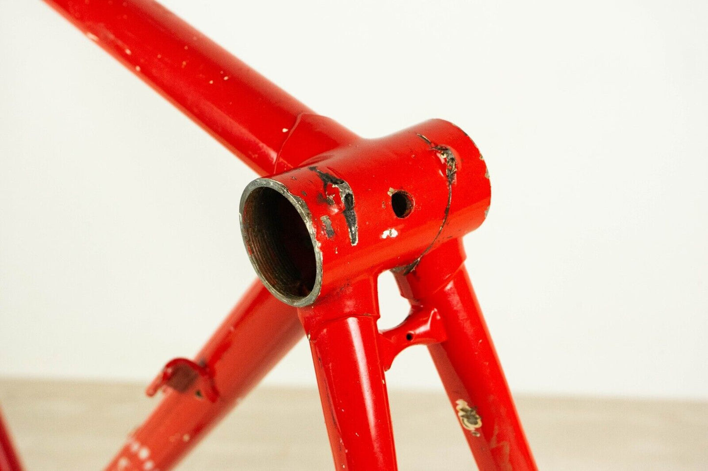 VINTAGE FRAME ROAD BIKE 57 STEEL RED 80s bicycle OLD CITY SPORT 700C 28" RACING