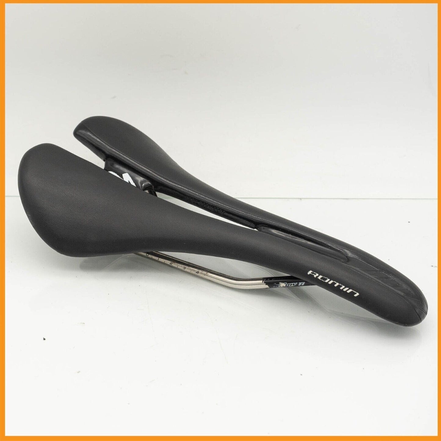 SPECIALIZED ROMIN TITANIUM WIDE LEATHER SADDLE ROAD BIKE BICYCLE SEAT 2009 BLACK