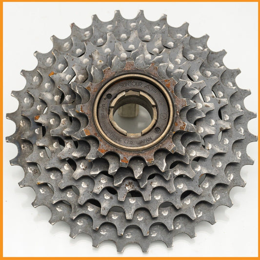 SUNTOUR 13-32 FREEWHEEL 7 SPEED ROAD BIKE VINTAGE THREADED ITA ISO 80S 90S OLD